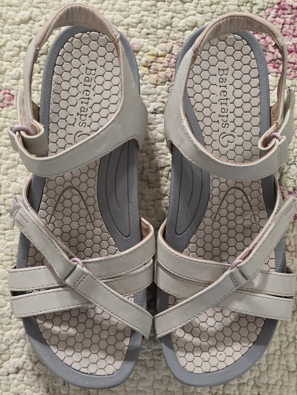 Baretraps Danny Women’s 8.5M Gray Taupe Comfort Sport Sandals